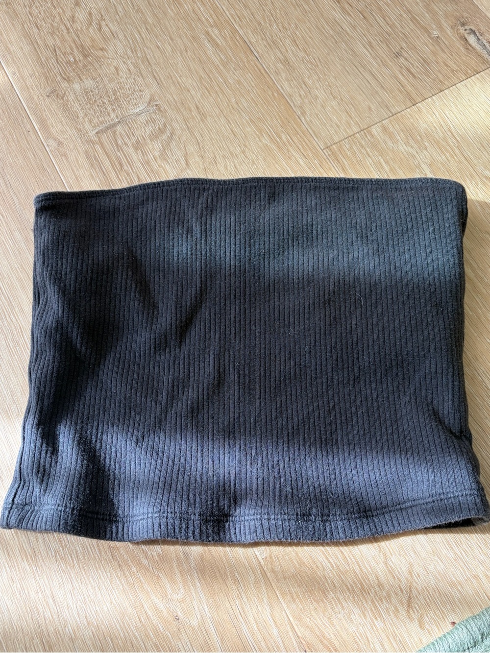 Hollister Black Ribbed Tube Top